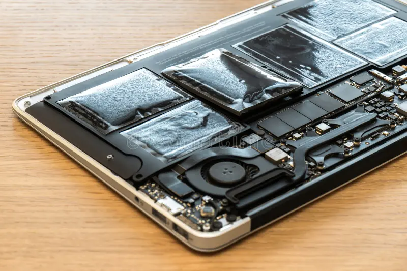réparation batterie laptop, ordinateur portable, apple macbook à Gévezé au nord de Rennes